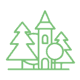 Trees2 Trees & Tower Icon - Flagstaff's Economic Vitality